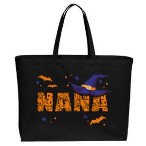 Nana Witch Cute Grandma Nana Halloween Costume Funny Cotton Canvas Jumbo Tote