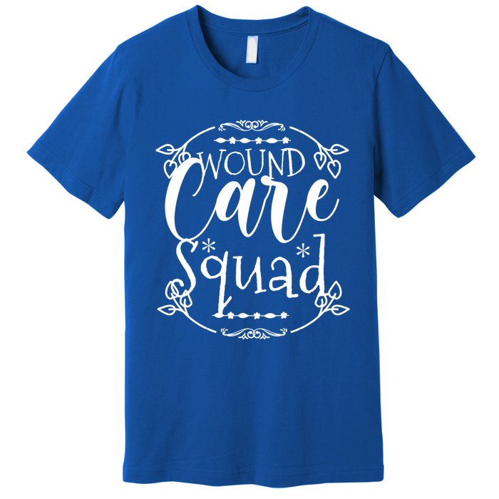 Nurse Wound Care Squad Leopard Cute Nursing Rn Gift Premium T-Shirt