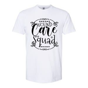 Nurse Wound Care Squad Leopard Cute Nursing Rn Gift Softstyle CVC T-Shirt