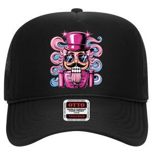 Nutcracker WhatS Crackin Christmas Celebration High Crown Mesh Back Trucker Hat