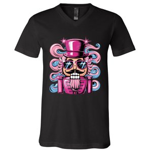 Nutcracker WhatS Crackin Christmas Celebration V-Neck T-Shirt