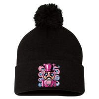 Nutcracker WhatS Crackin Christmas Celebration Pom Pom 12in Knit Beanie