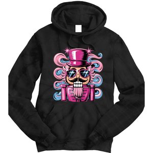 Nutcracker WhatS Crackin Christmas Celebration Tie Dye Hoodie