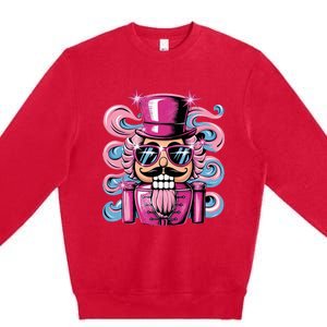 Nutcracker WhatS Crackin Christmas Celebration Premium Crewneck Sweatshirt