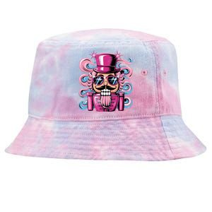 Nutcracker WhatS Crackin Christmas Celebration Tie-Dyed Bucket Hat