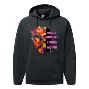 National Woman Day March Is 's History Month Performance Fleece Hoodie