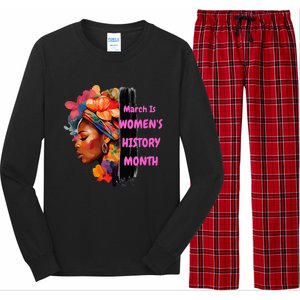 National Woman Day March Is 's History Month Long Sleeve Pajama Set