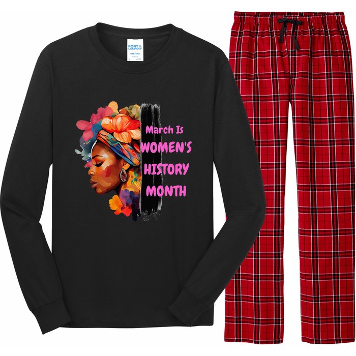 National Woman Day March Is 's History Month Long Sleeve Pajama Set