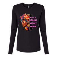 National Woman Day March Is Women's History Month Womens Cotton Relaxed Long Sleeve T-Shirt