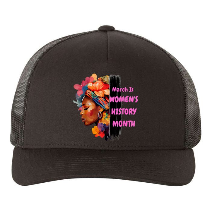 National Woman Day March Is Women's History Month Yupoong Adult 5-Panel Trucker Hat