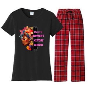 National Woman Day March Is Women's History Month Women's Flannel Pajama Set