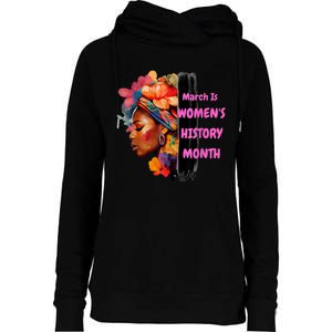 National Woman Day March Is Women's History Month Womens Funnel Neck Pullover Hood