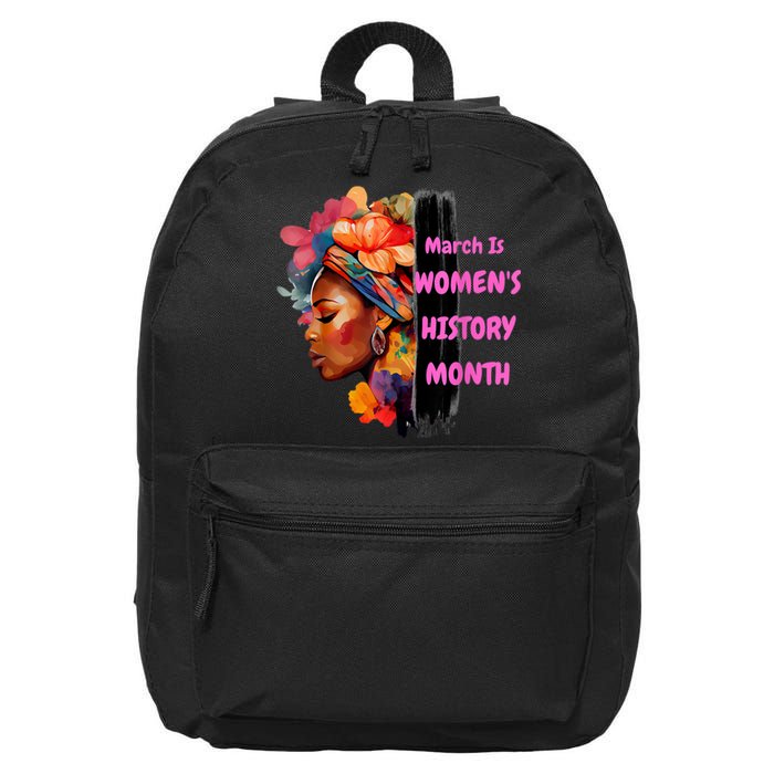 National Woman Day March Is Women's History Month 16 in Basic Backpack