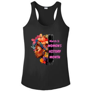 National Woman Day March Is Women's History Month Ladies PosiCharge Competitor Racerback Tank