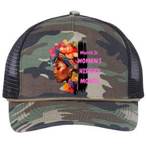 National Woman Day March Is Women's History Month Retro Rope Trucker Hat Cap