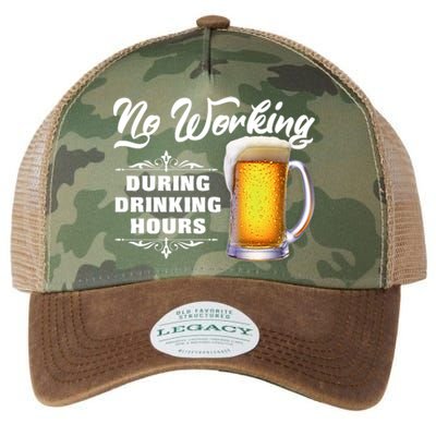 No Working During Drinking Hours Legacy Tie Dye Trucker Hat