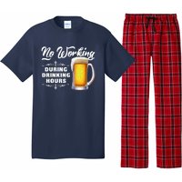 No Working During Drinking Hours Pajama Set