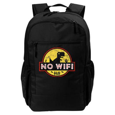 No Wifi Dino No Wifi Reception Disorder Daily Commute Backpack