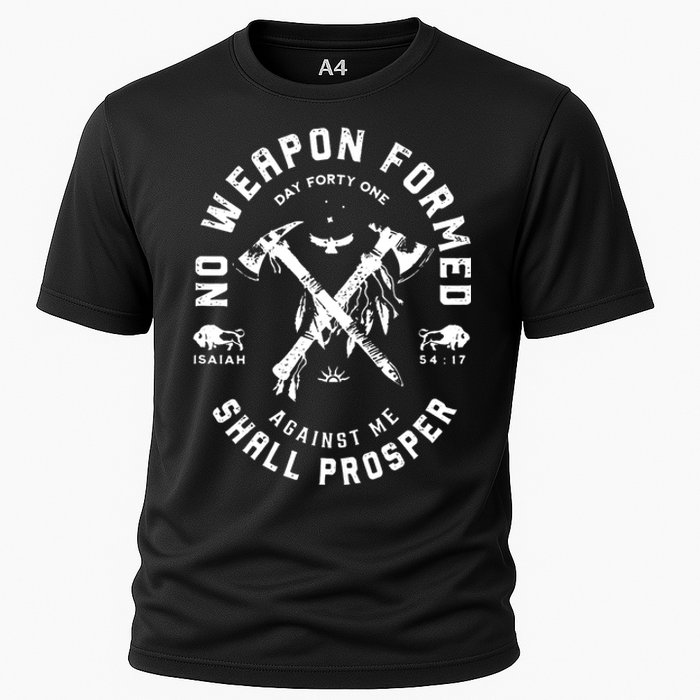 No Weapon Formed Shall Prosper Day Forty One Against Me Cooling Performance Crew T-Shirt