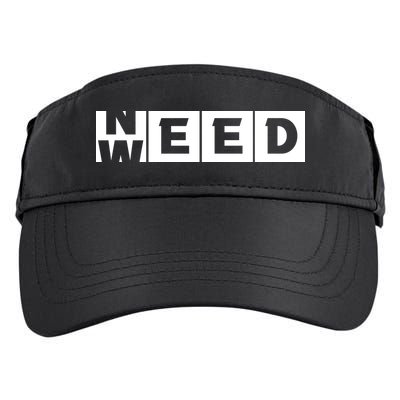 Need Weed | Funny Cannabis Weed Adult Drive Performance Visor