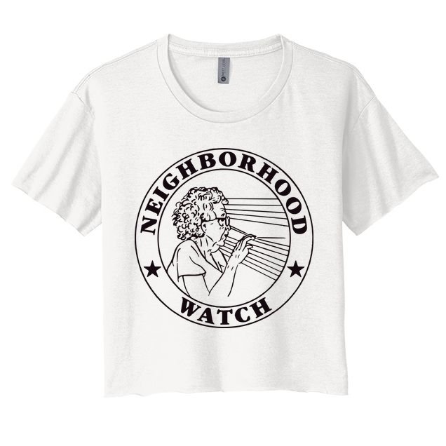 Neighborhood Watch Funny Crop Top