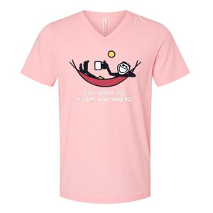 Not Working From Anywhere V-Neck T-Shirt