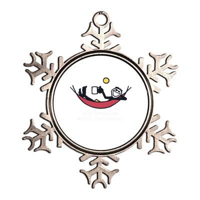 Not Working From Anywhere Metallic Star Ornament