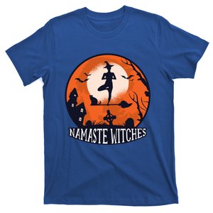 Namaste Witches Funny Halloween Yoga Fitness Workout Gift T-Shirt