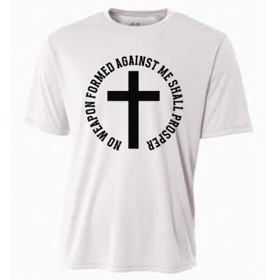 No Weapon Formed Against Me Shall Prosper Cooling Performance Crew T-Shirt