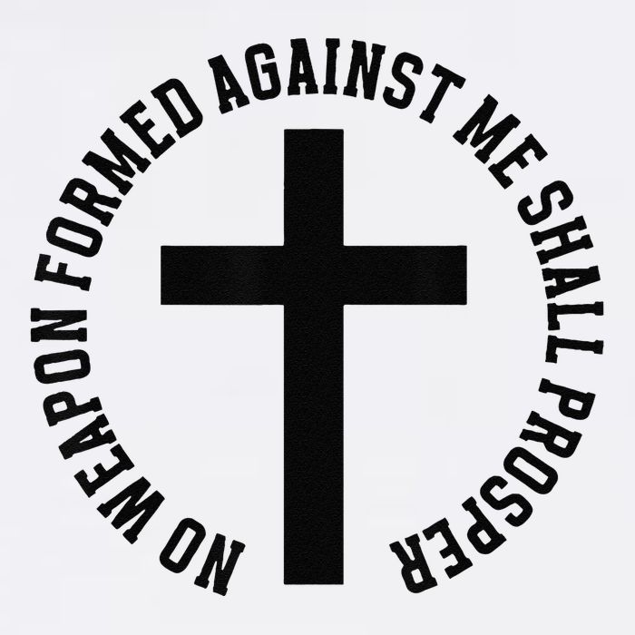 No Weapon Formed Against Me Shall Prosper Long Sleeve Shirt