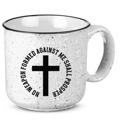 No Weapon Formed Against Me Shall Prosper 15oz Campfire Ceramic Mug