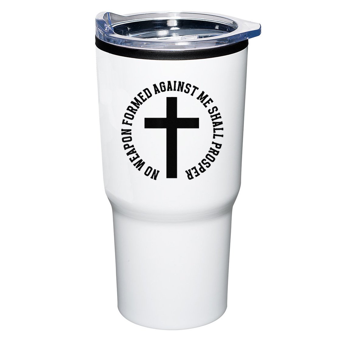 No Weapon Formed Against Me Shall Prosper Tumbler