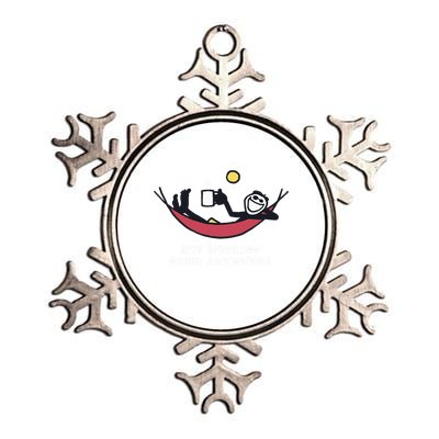 Not Working From Anywhere Metallic Star Ornament