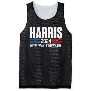 New Way Forward With Harris Walz 2024 Mesh Reversible Basketball Jersey Tank