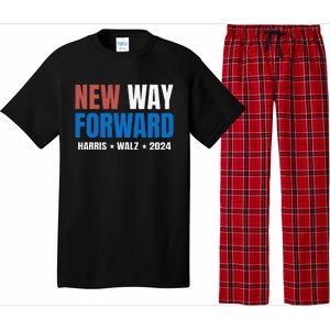 New Way Forward Harris Walz 2024 Kamala Harris Tim Walz Vote Pajama Set