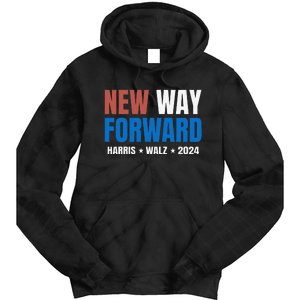 New Way Forward Harris Walz 2024 Kamala Harris Tim Walz Vote Tie Dye Hoodie