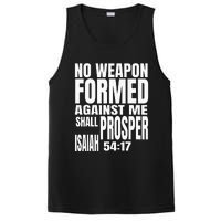 No Weapon Formed Against Me Shall Prosper Isaiah 5417 PosiCharge Competitor Tank