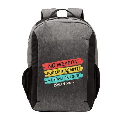 No Weapon Formed No Weapon Formed Against Me Shall Vector Backpack
