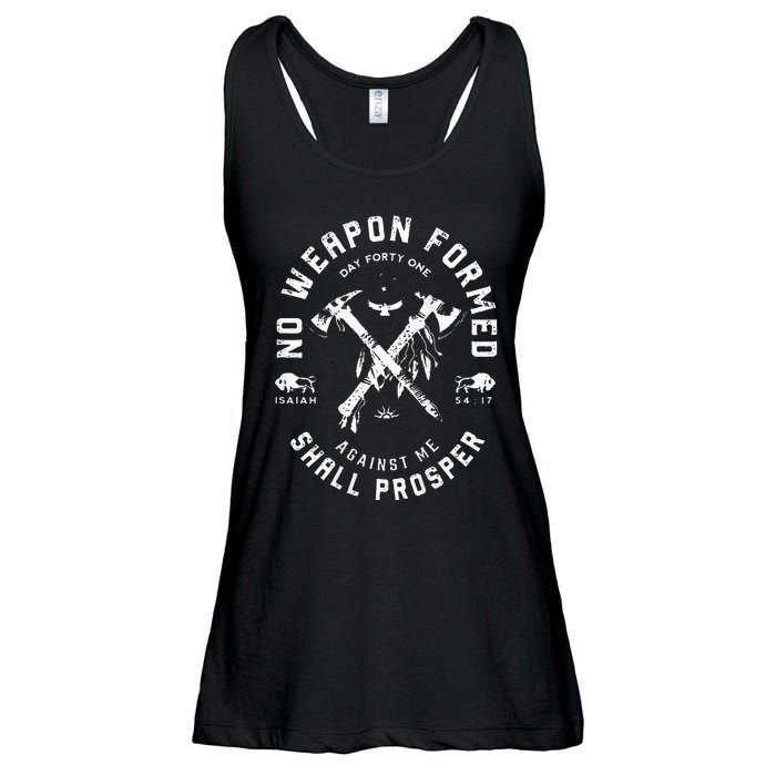 No Weapon Formed Shall Prosper Day Forty One Against Me Ladies Essential Flowy Tank