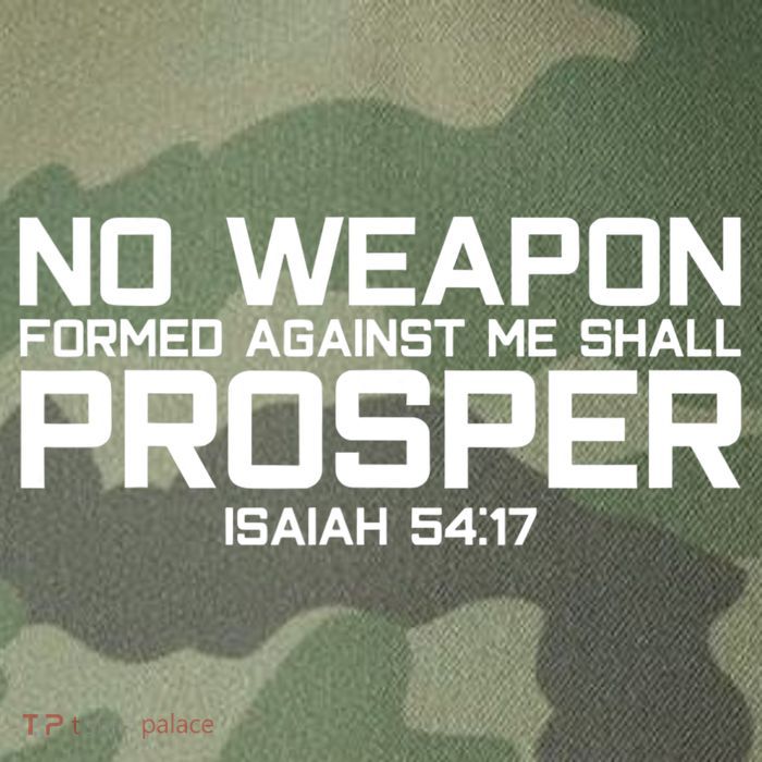 No Weapon Formed Against Me Shall Prosper Jesus Christian Legacy Tie Dye Trucker Hat