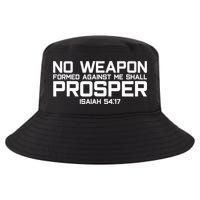 No Weapon Formed Against Me Shall Prosper Jesus Christian Cool Comfort Performance Bucket Hat