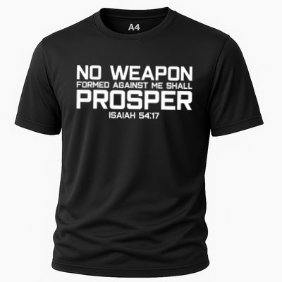 No Weapon Formed Against Me Shall Prosper Jesus Christian Performance Shirt