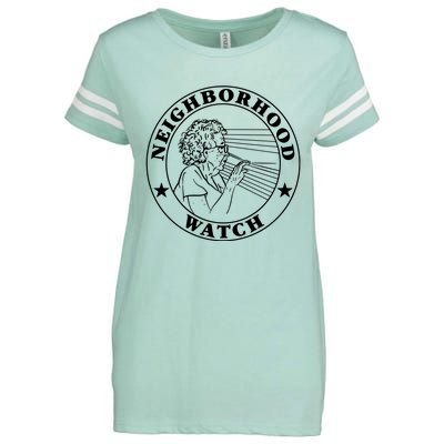 Neighborhood Watch Funny Enza Ladies Jersey Football T-Shirt