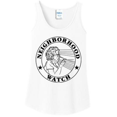 Neighborhood Watch Funny Ladies Essential Tank