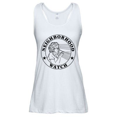 Neighborhood Watch Funny Ladies Essential Flowy Tank