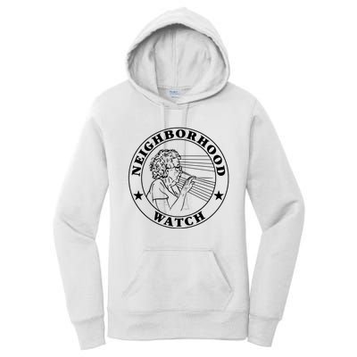 Neighborhood Watch Funny Women's Pullover Hoodie