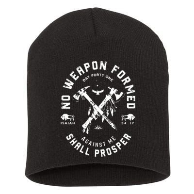 No Weapon Formed Shall Prosper Day Forty One Against Me Short Acrylic Beanie