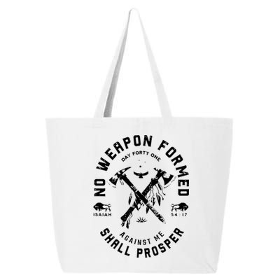 No Weapon Formed Shall Prosper Day Forty One Against Me 25L Jumbo Tote