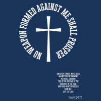 No Weapon Formed Against Me Shall Proser Jesus Is King Christian Infant Baby Jersey Bodysuit