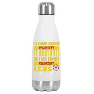 Normal Watch Football Lens Stainless Steel Insulated Water Bottle